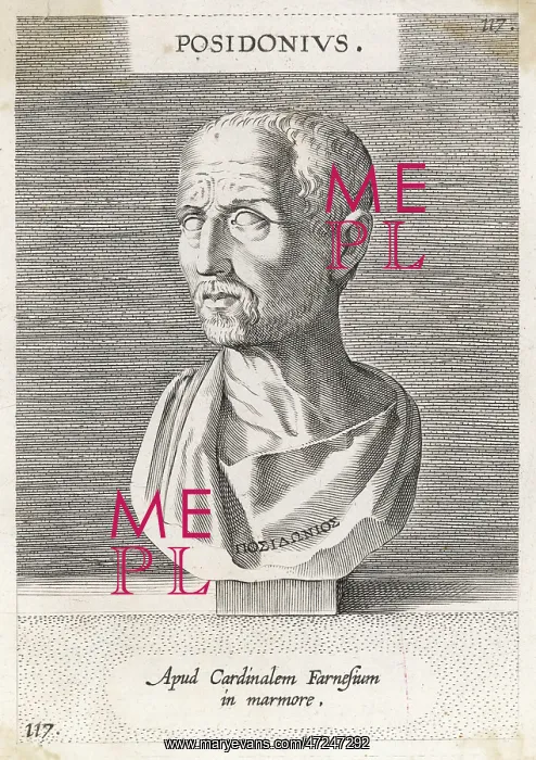 : POSIDONIUS 135 - 51 BC : POSIDONIUS 135 - 51 BC