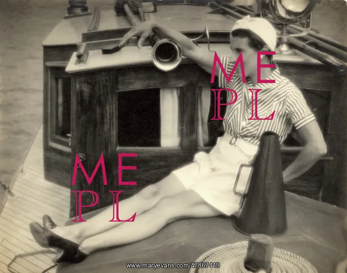 : Posing on a boat at Rochester, 1928 : Posing on a boat at Rochester, 1928