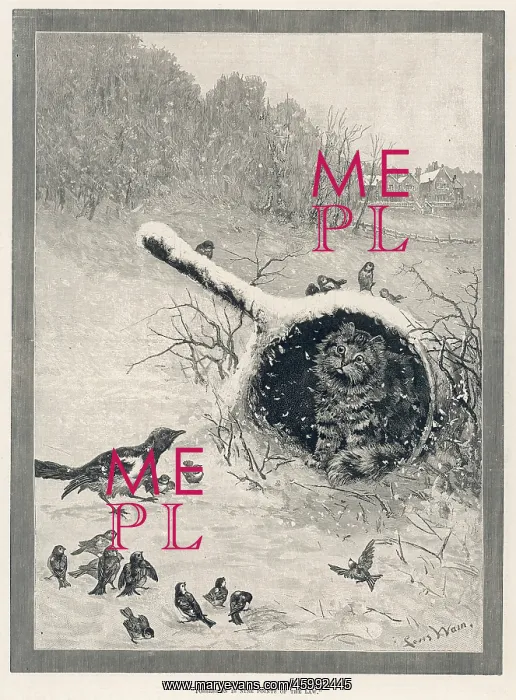 : Possession is nine points of the law by Louis Wain : Possession is nine points of the law by Louis Wain