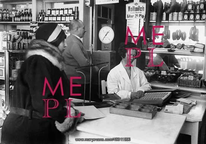 : Post agency in a colonial store, 1929 : Post agency in a colonial store, 1929
