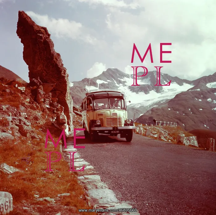  : Post bus in the so-called Hexenkuche (witch kitchen)