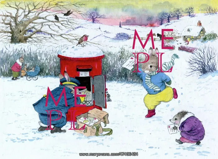 : Last Post for Christmas ' snowscene : Last Post for Christmas ' snowscene