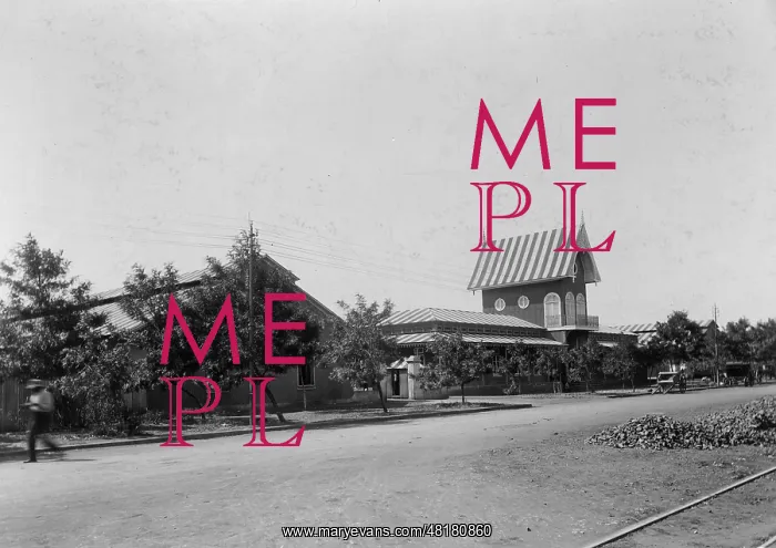 : Post in Lourenco Marques in Mozambique, around 1900 : Post in Lourenco Marques in Mozambique, around 1900