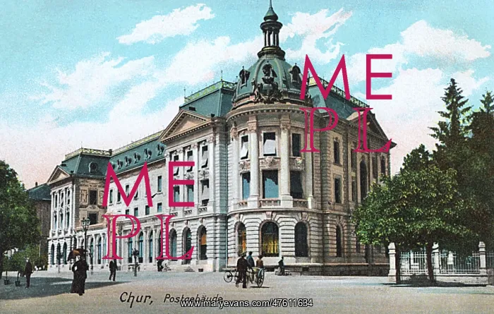  : Post Office building, Chur, Graubunden, Switzerland