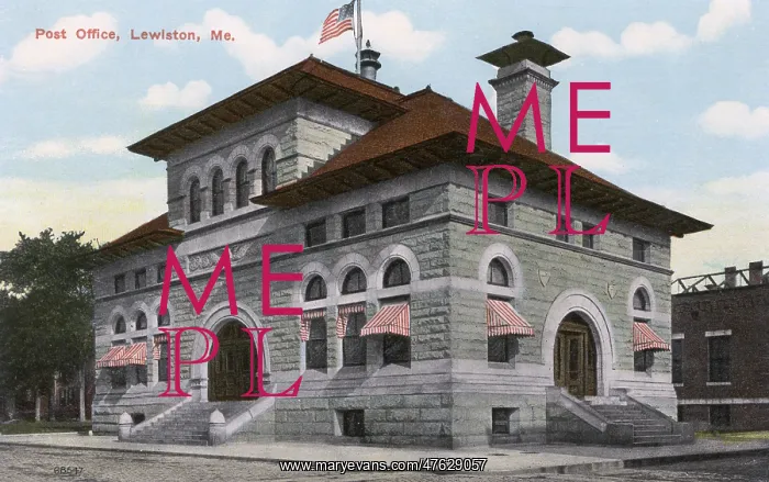  : Post Office, Lewiston, Maine, USA