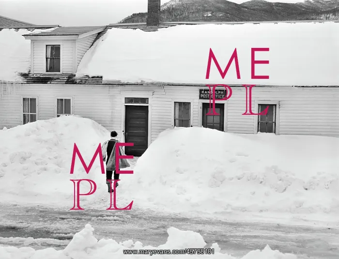 : post office - snow - winter - mail : post office - snow - winter - mail