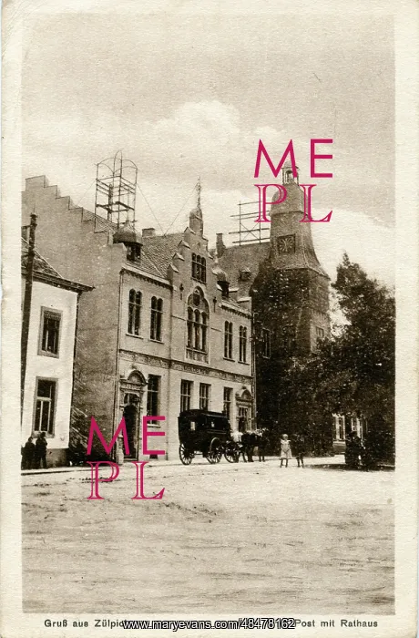 : Post Office & Town Hall, Zulpich, North Rhine-Westphalia : Post Office & Town Hall, Zulpich, North Rhine-Westphalia