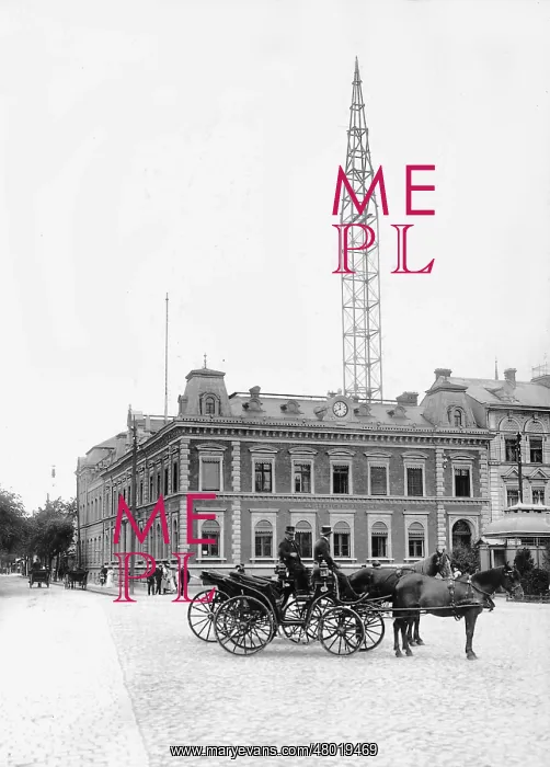 : Post office of wireless telegraphy, 1911 : Post office of wireless telegraphy, 1911