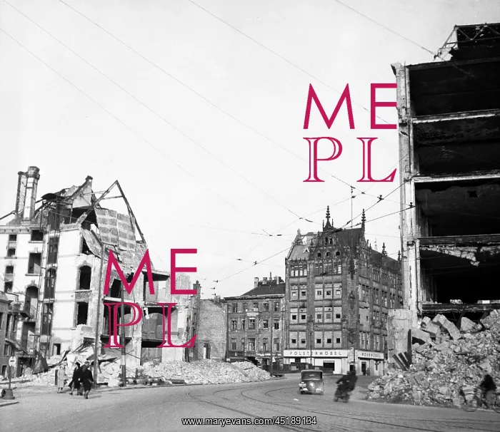 : Post-war era - Berlin - Spittelmarkt : Post-war era - Berlin - Spittelmarkt