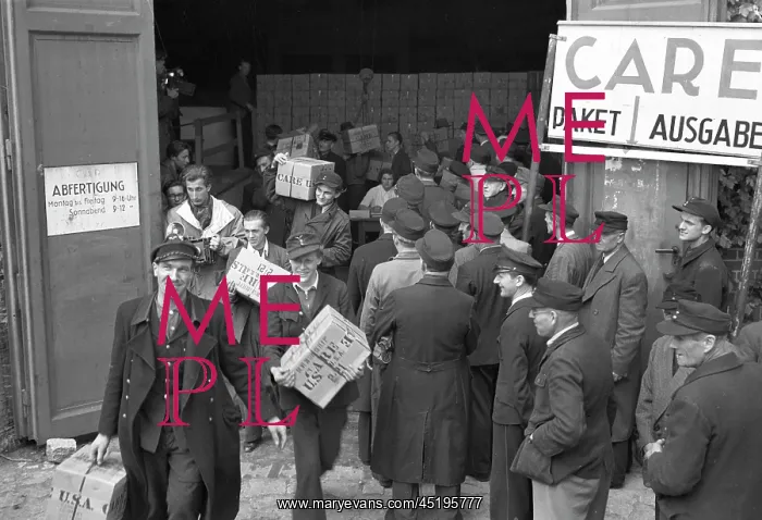 : Post-war era- Care packages 1949 : Post-war era- Care packages 1949
