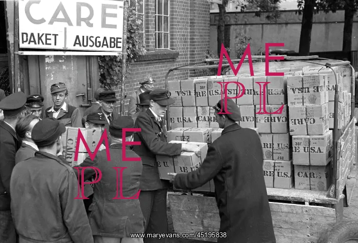 : Post-war era - Care packages 1949 : Post-war era - Care packages 1949