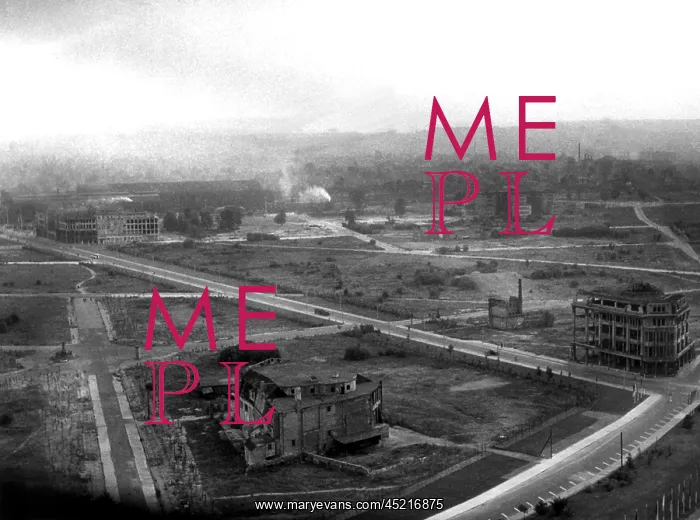 : Post-war era - destroyed Dresden : Post-war era - destroyed Dresden