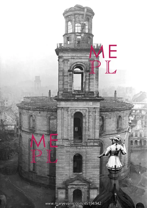 : Post-war era: destroyed Frankfurt am Main : Post-war era: destroyed Frankfurt am Main
