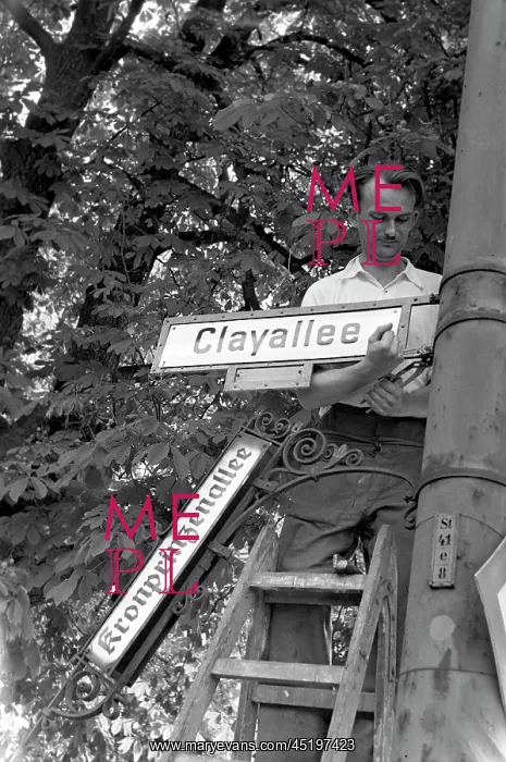 : Post-war era - renaming Clayallee 1949 : Post-war era - renaming Clayallee 1949