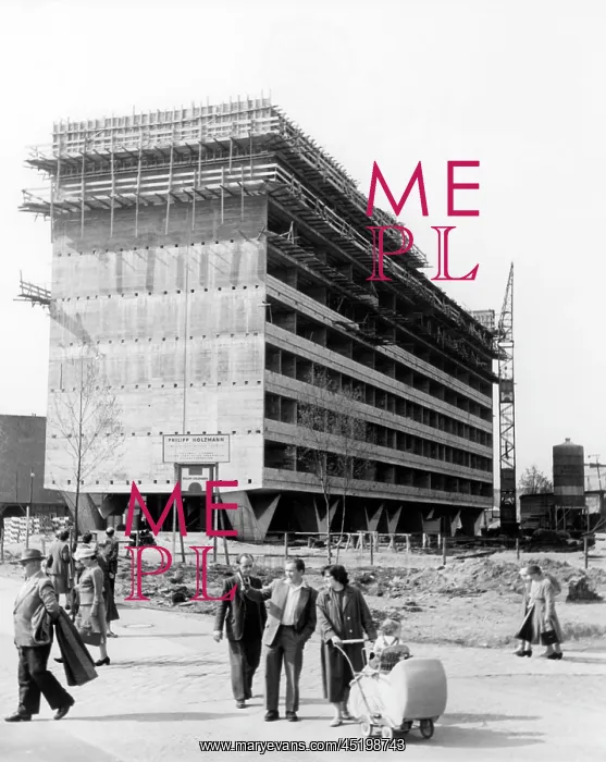 : Post-war Germany: New building in Berlin's Hansa district : Post-war Germany: New building in Berlin's Hansa district