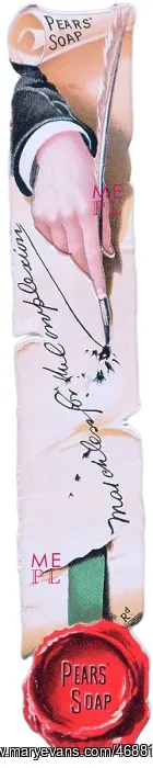  : Postcard - Bookmark - Pears Soap