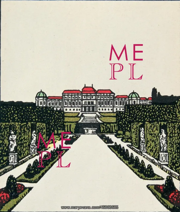 : Postcard of Castle Belvedere : Postcard of Castle Belvedere
