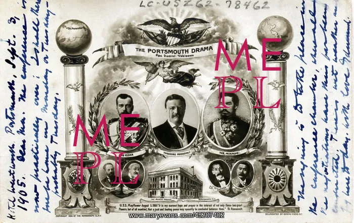 : Postcard celebrating the signing of the ? : Postcard celebrating the signing of the ?