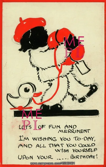 : Postcard design artwork - Lots of fun and merriment : Postcard design artwork - Lots of fun and merriment