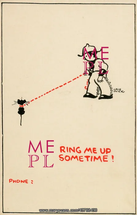 : Postcard design - Ring me up sometime! : Postcard design - Ring me up sometime!
