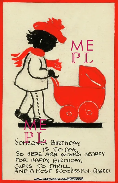 : Postcard design - Someone's Birthday is today : Postcard design - Someone's Birthday is today
