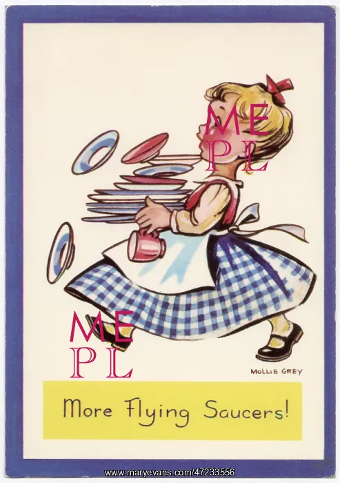 : Postcard, More Flying Saucers! : Postcard, More Flying Saucers!