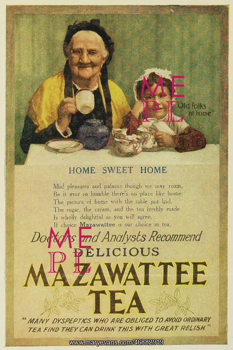  : Postcard - Mazawattee Tea