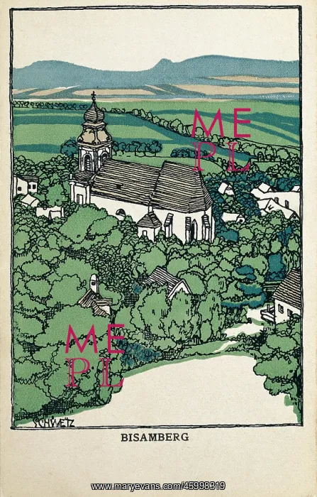 : Postcard, showing Bisamberg : Postcard, showing Bisamberg
