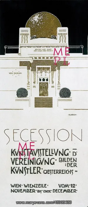 : Poster: 2nd exhibition of the Secession : Poster: 2nd exhibition of the Secession