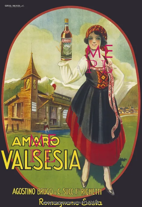 : Poster advertising Amaro Valsesia : Poster advertising Amaro Valsesia