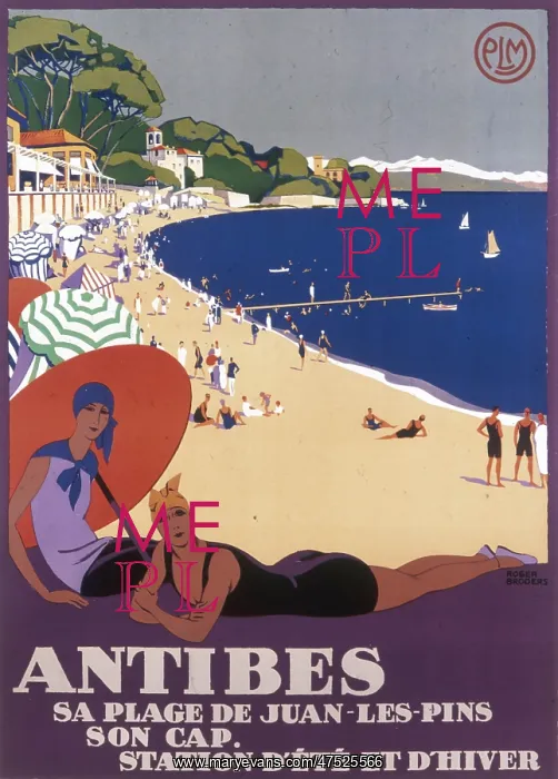  : Poster advertising Antibes