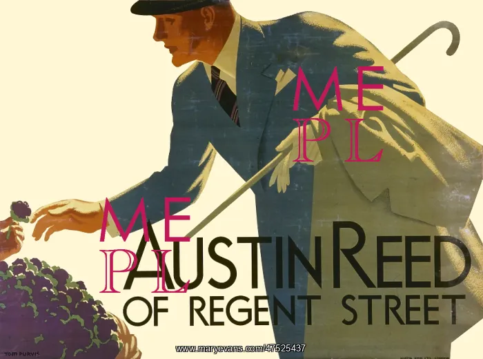 : Poster advertising Austin Reed : Poster advertising Austin Reed