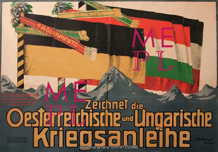 : Poster advertising Austro-Hungarian War Bonds : Poster advertising Austro-Hungarian War Bonds