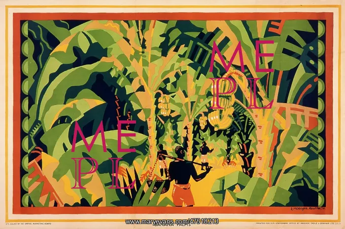 : Poster advertising Bananas : Poster advertising Bananas