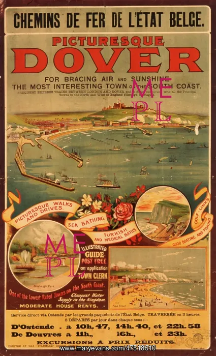 : Poster advertising Belgian railways : Poster advertising Belgian railways