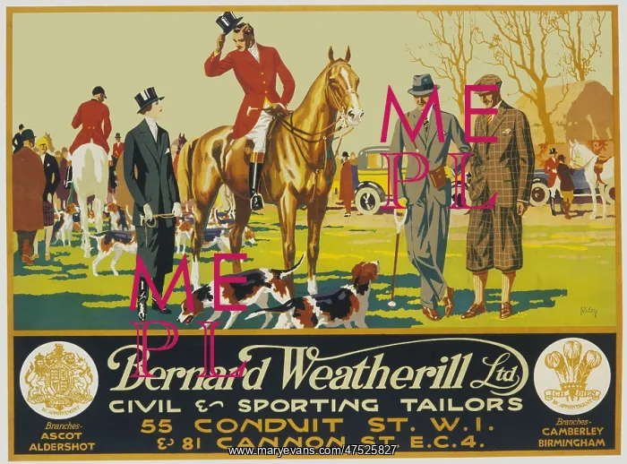 : Poster advertising Bernard Weatherill Ltd : Poster advertising Bernard Weatherill Ltd