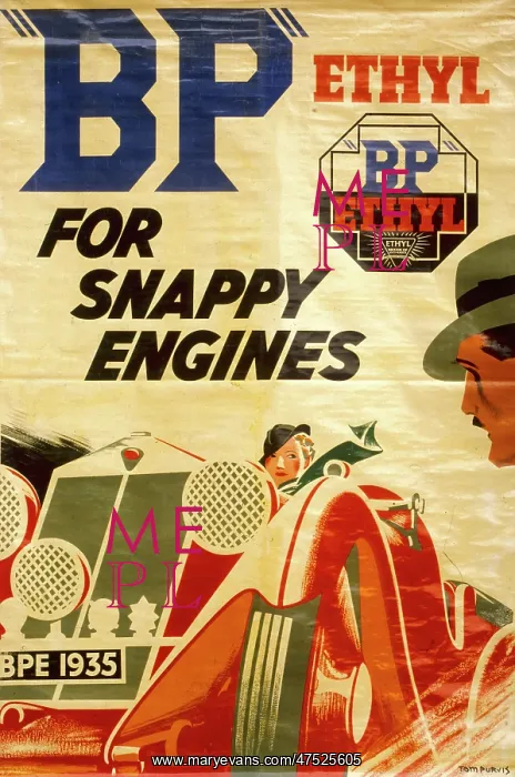 : Poster advertising BP Ethyl : Poster advertising BP Ethyl