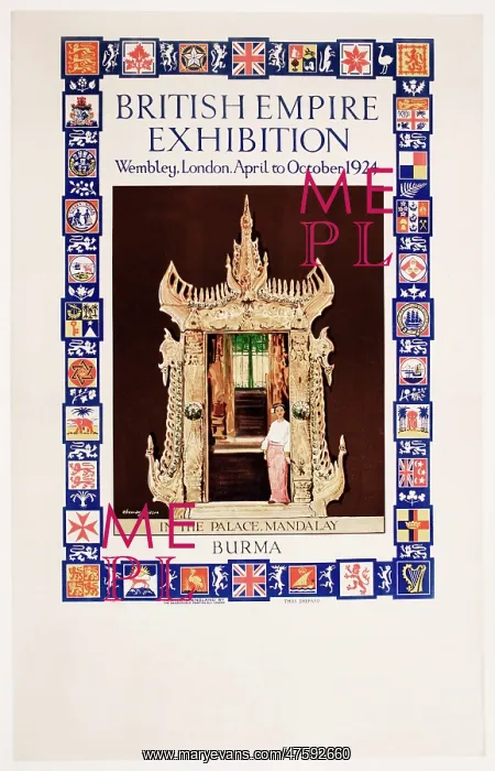 : Poster advertising the British Empire Exhibition : Poster advertising the British Empire Exhibition