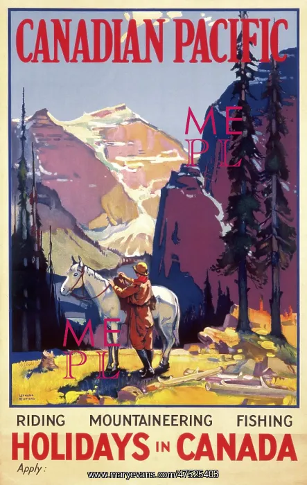: Poster advertising Canadian Pacific : Poster advertising Canadian Pacific