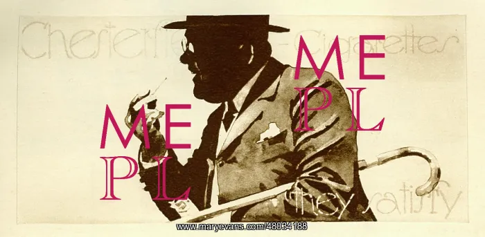 : Poster advertisement for Chester Cigarettes : Poster advertisement for Chester Cigarettes