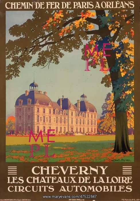  : Poster advertising Cheverny