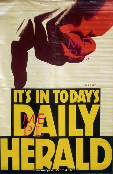  : Poster advertising the Daily Herald