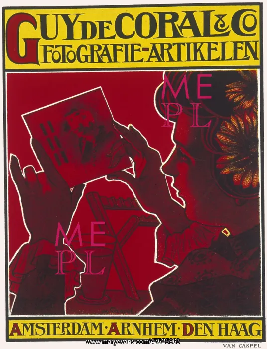 : Poster advertising Guy de Coral & Co, Amsterdam : Poster advertising Guy de Coral & Co, Amsterdam