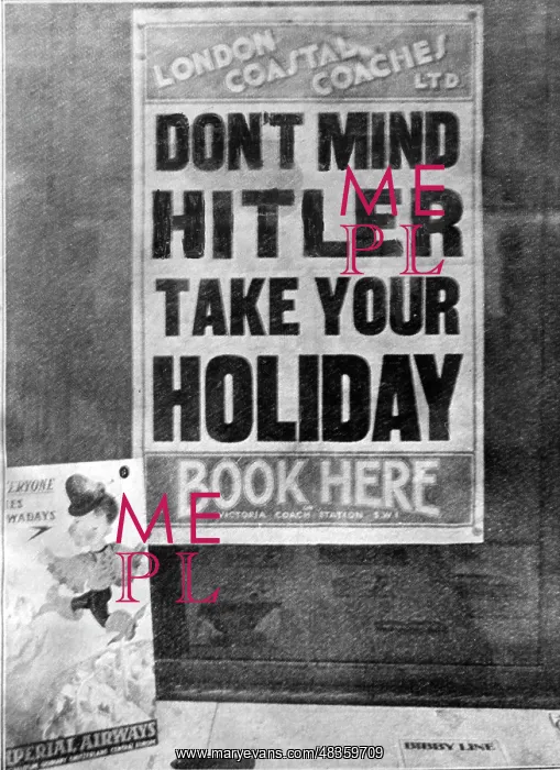 : Poster advertising holiday trips, 1939 : Poster advertising holiday trips, 1939