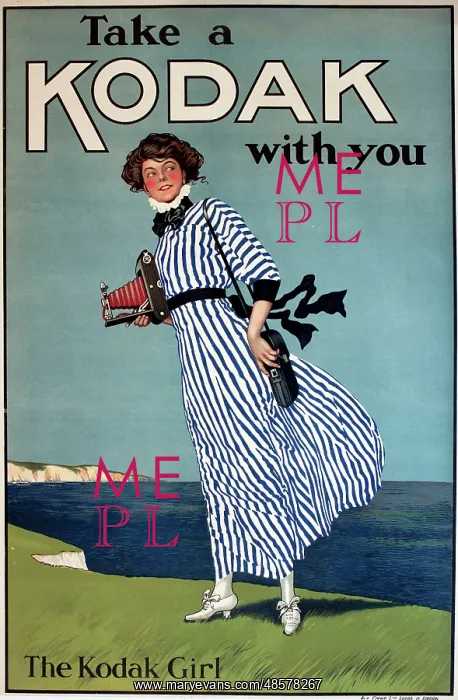 : Poster advertising Kodak cameras : Poster advertising Kodak cameras