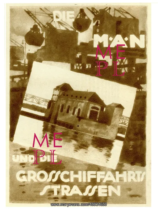: A poster advertisement for MAN : A poster advertisement for MAN