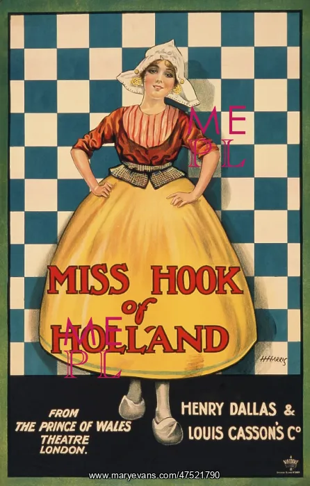 : Poster advertising Miss Hook of Holland : Poster advertising Miss Hook of Holland