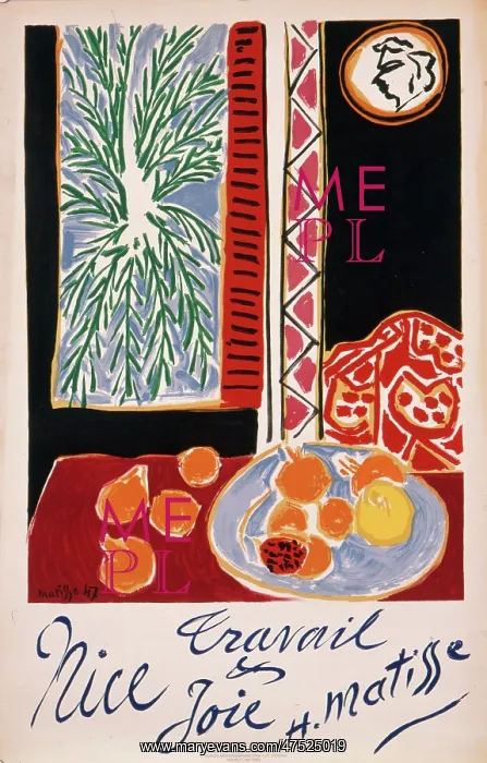: Poster advertising Nice, by Matisse : Poster advertising Nice, by Matisse