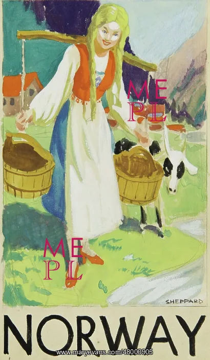 : Poster advertising Norway : Poster advertising Norway