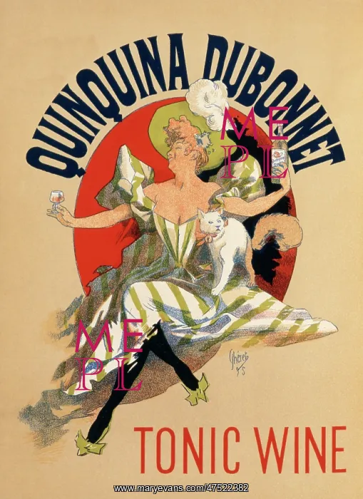 : Poster advertising Quinquina Dubonnet : Poster advertising Quinquina Dubonnet